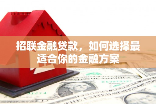 武胜招联金融贷款，如何选择最适合你的金融方案