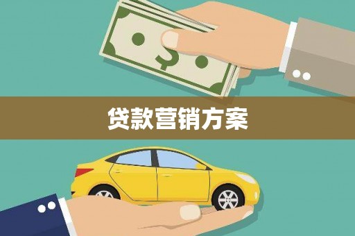 武胜贷款营销方案