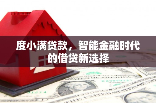 武胜度小满贷款，智能金融时代的借贷新选择
