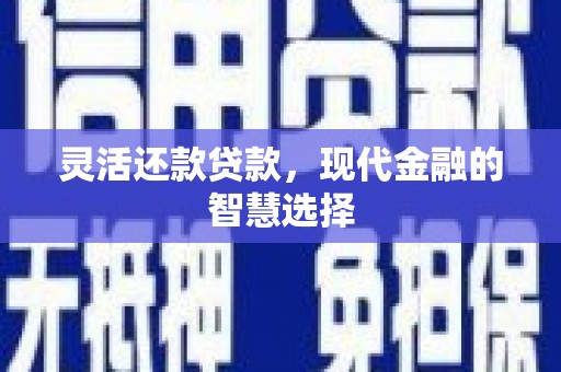 武胜灵活还款贷款，现代金融的智慧选择