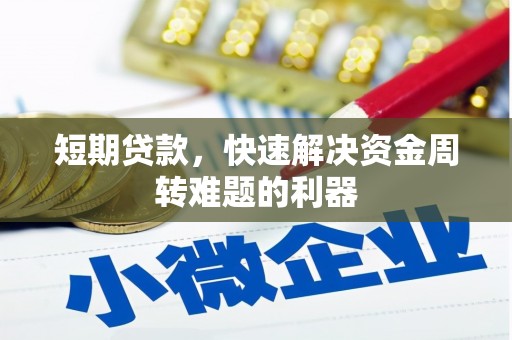 武胜短期贷款，快速解决资金周转难题的利器