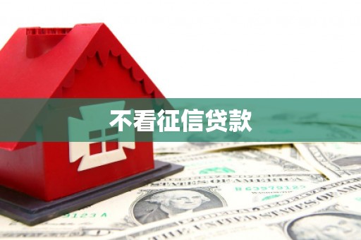 武胜不看征信贷款