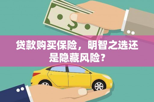 武胜贷款购买保险，明智之选还是隐藏风险？