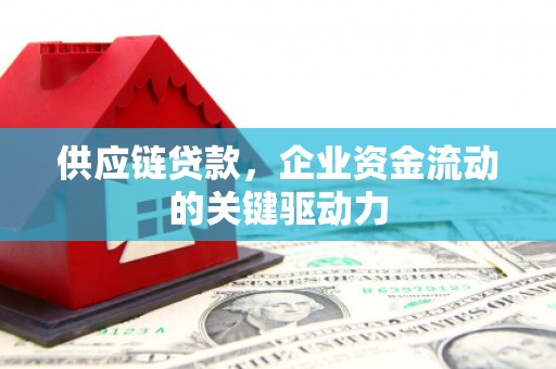 武胜供应链贷款，企业资金流动的关键驱动力