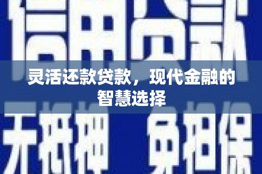 武胜灵活还款贷款，现代金融的智慧选择