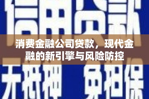 武胜消费金融公司贷款，现代金融的新引擎与风险防控