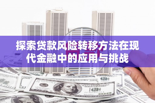 武胜探索贷款风险转移方法在现代金融中的应用与挑战