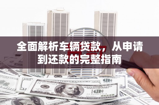 武胜全面解析车辆贷款，从申请到还款的完整指南