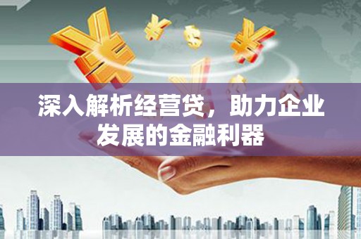武胜深入解析经营贷，助力企业发展的金融利器