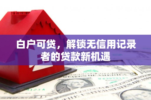 武胜白户可贷，解锁无信用记录者的贷款新机遇