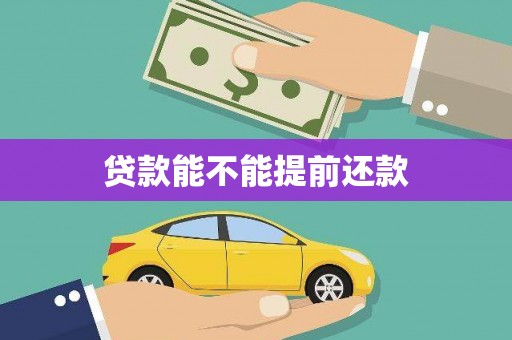 武胜贷款能不能提前还款