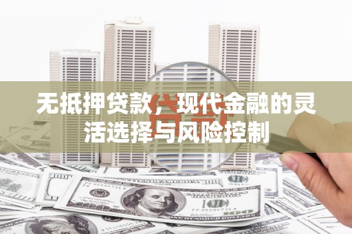 武胜无抵押贷款，现代金融的灵活选择与风险控制