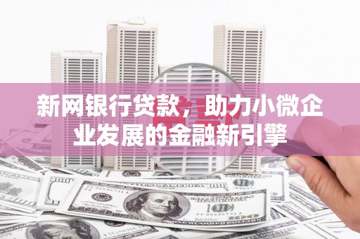 武胜新网银行贷款，助力小微企业发展的金融新引擎