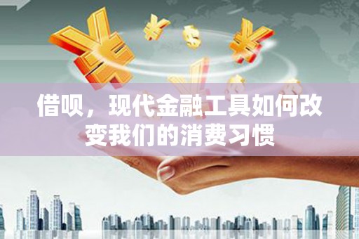 武胜借呗，现代金融工具如何改变我们的消费习惯
