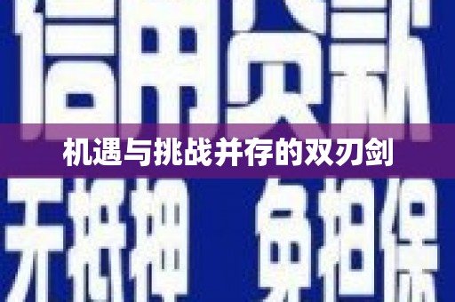 武胜机遇与挑战并存的双刃剑