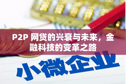武胜P2P 网贷的兴衰与未来，金融科技的变革之路