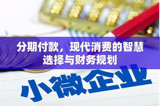 武胜分期付款，现代消费的智慧选择与财务规划