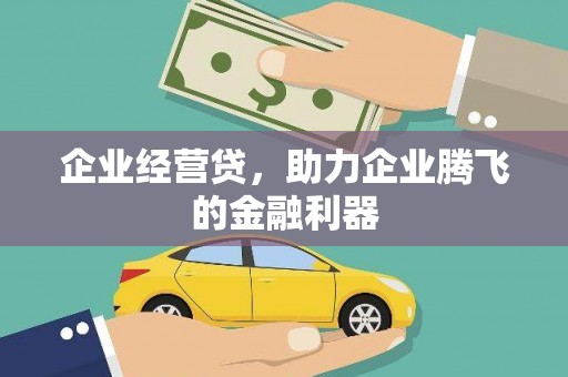 武胜企业经营贷，助力企业腾飞的金融利器