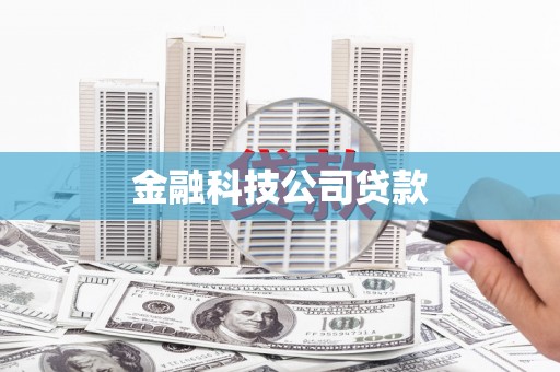 武胜金融科技公司贷款