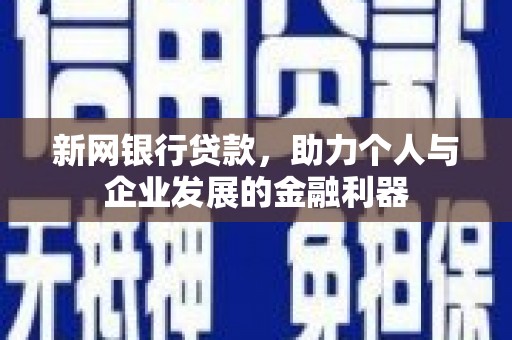 武胜新网银行贷款，助力个人与企业发展的金融利器
