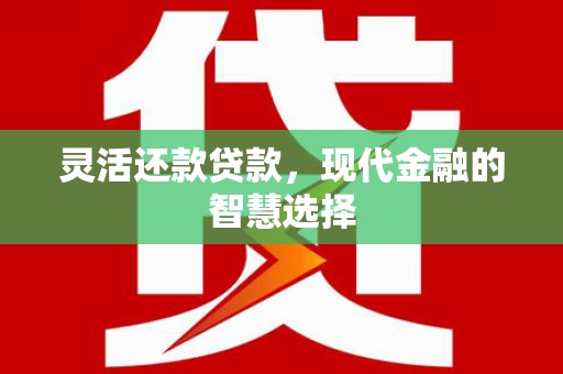 武胜灵活还款贷款，现代金融的智慧选择