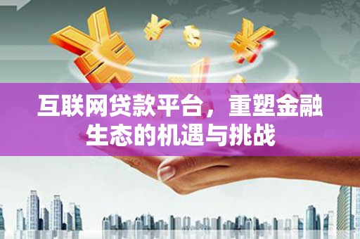 武胜互联网贷款平台，重塑金融生态的机遇与挑战