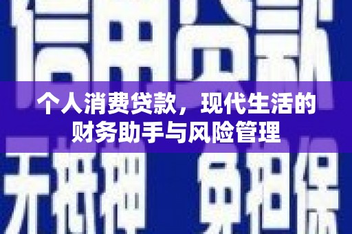 武胜个人消费贷款，现代生活的财务助手与风险管理