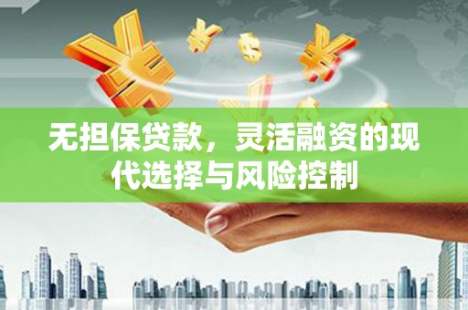 武胜无担保贷款，灵活融资的现代选择与风险控制