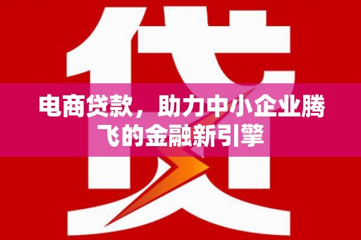 武胜电商贷款，助力中小企业腾飞的金融新引擎