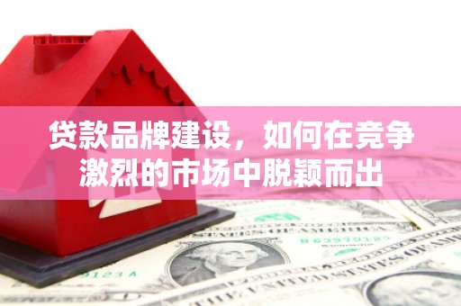 武胜贷款品牌建设，如何在竞争激烈的市场中脱颖而出
