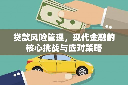 武胜贷款风险管理，现代金融的核心挑战与应对策略