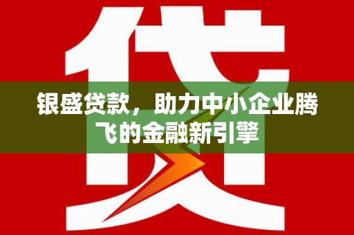 武胜银盛贷款，助力中小企业腾飞的金融新引擎