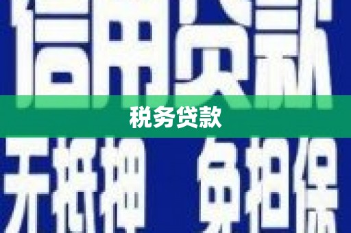武胜税务贷款