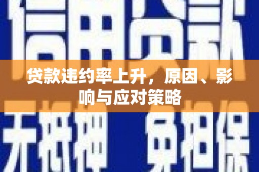 武胜贷款违约率上升，原因、影响与应对策略