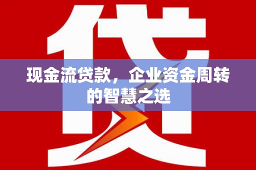 武胜现金流贷款，企业资金周转的智慧之选