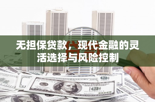 武胜无担保贷款，现代金融的灵活选择与风险控制