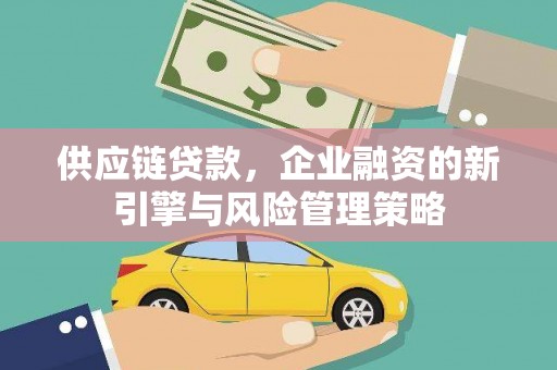 武胜供应链贷款，企业融资的新引擎与风险管理策略