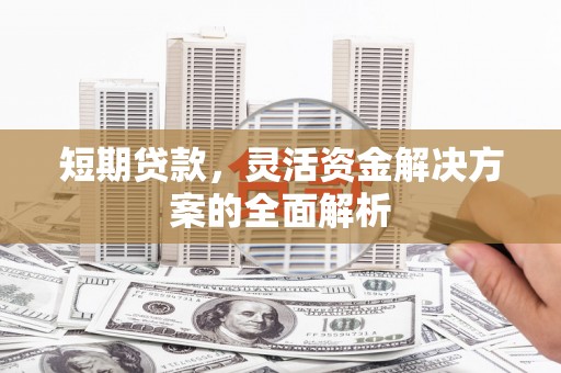 武胜短期贷款，灵活资金解决方案的全面解析