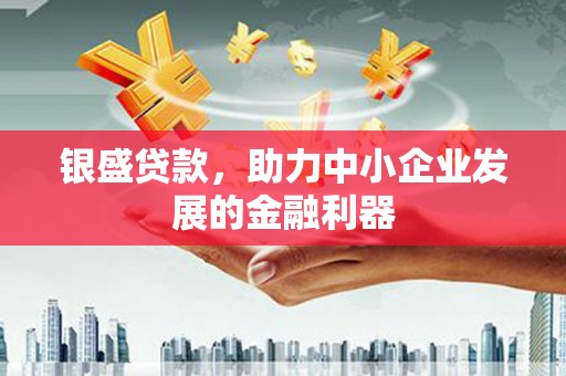 武胜银盛贷款，助力中小企业发展的金融利器