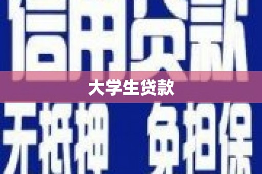 武胜大学生贷款