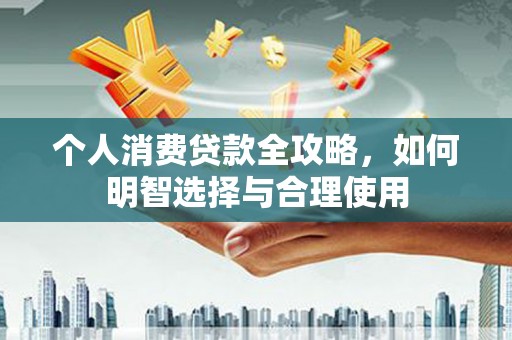 武胜个人消费贷款全攻略，如何明智选择与合理使用